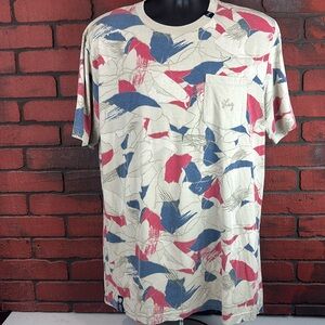 Lng Woman's Large Marble Print Top‎ – Casual, Trendy